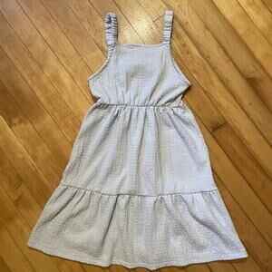 Zara Blue Crinkle Sundress